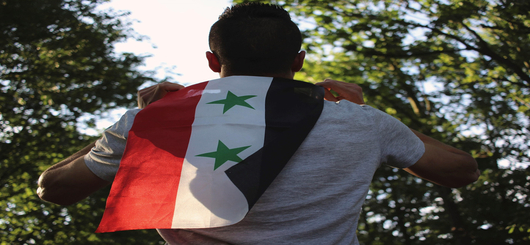Migranten aus Marokko mit diversen Nationalitäten kommen an